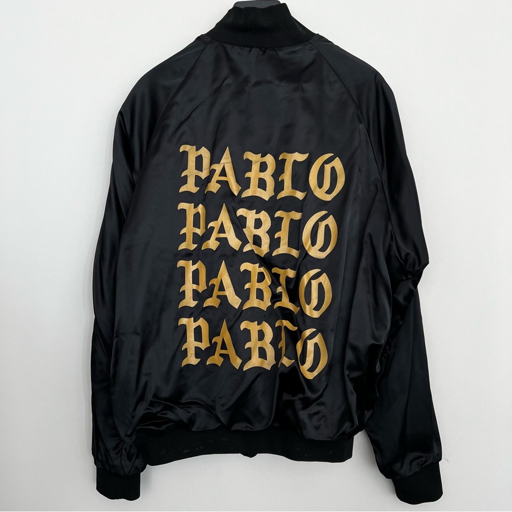 KANYE WEST • Pablo Concert Merch Satin Bomber Jacket